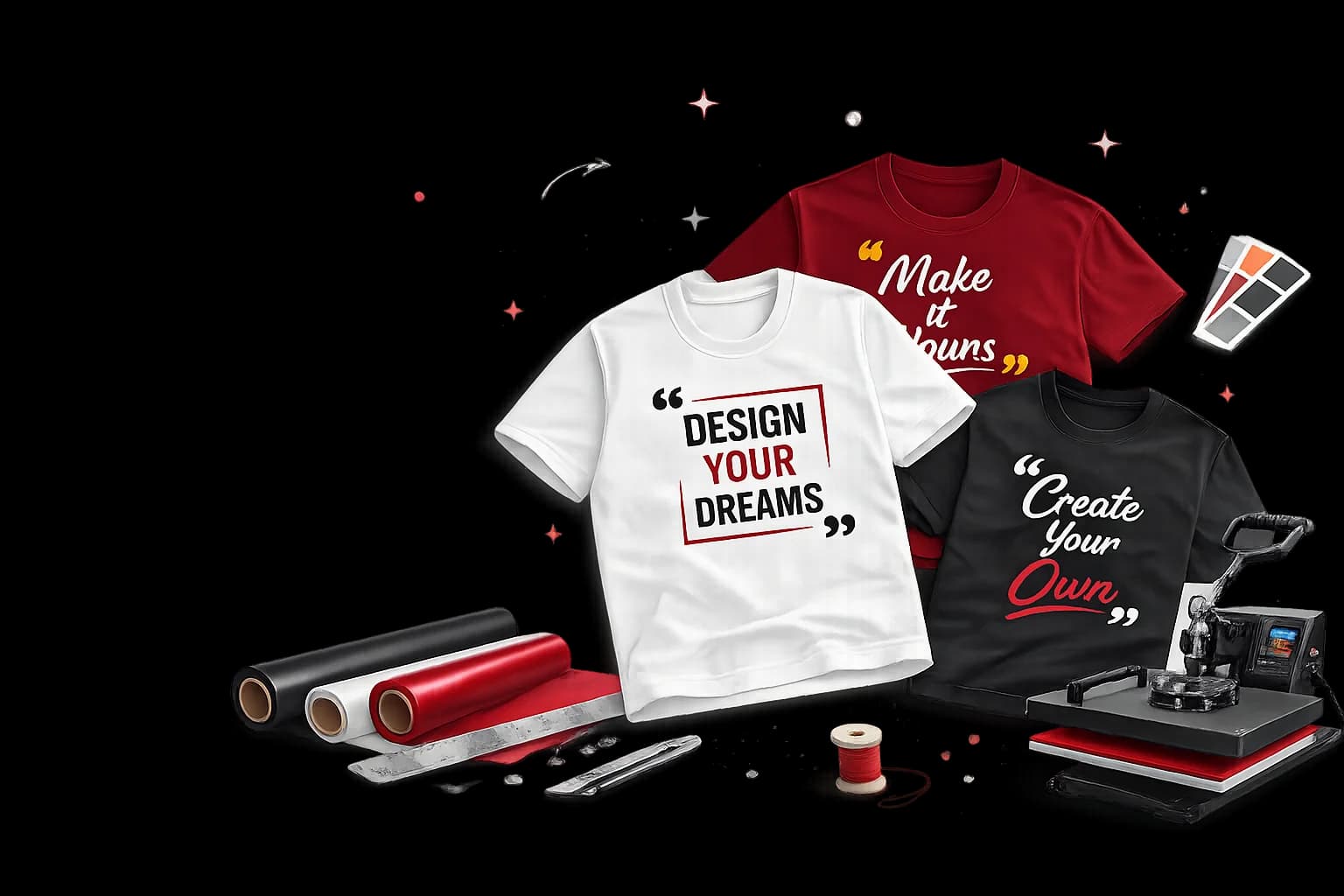 Custom printed t-shirt with Design Your Own print